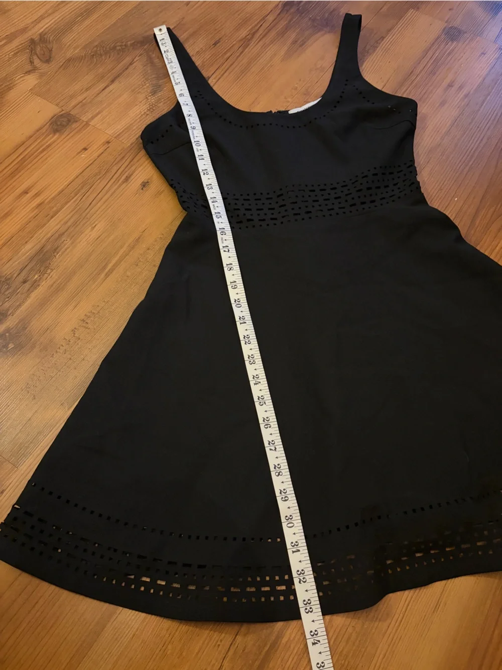 Elizabeth and James laser cut flare mini dress 6